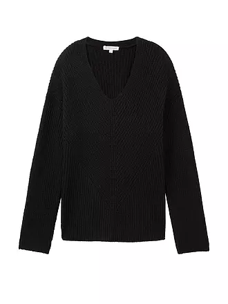 TOM TAILOR | Pull-over | schwarz